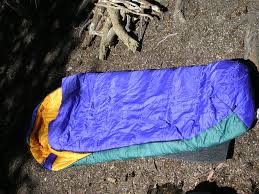 A sleeping bag. Source: Wikipedia